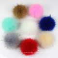 China Manufacturer Wholesale Custom Christmas Cute Large Artifical Fake Fox Fur Ball Faux Fur Pom Pom